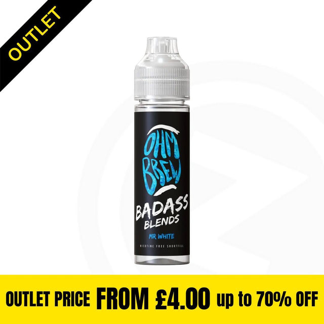 Badass Blends - Mr White - 50ml Shortfill Clearance Stock