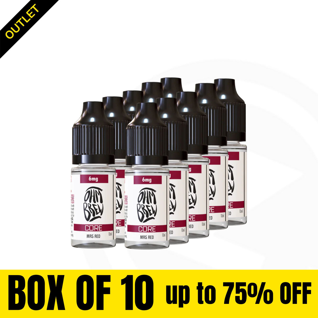 Ohm Brew Core - Mrs Red - 10ml 18mg Clearance Stock