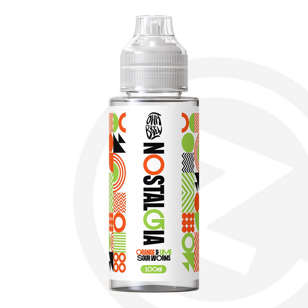Nostalgia Orange & Lime Sour Worms - 100ml