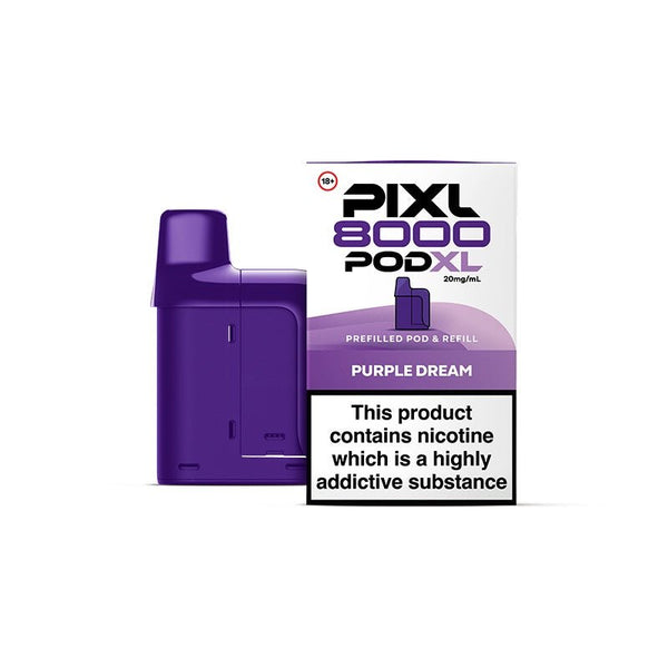 Purple Dream PIXL 8000 Refill Pack | Grape & Mixed Berry Vape