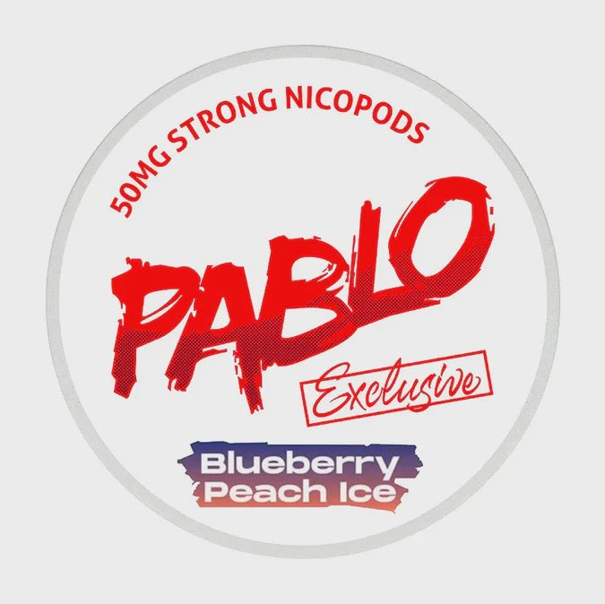 PABLO - Nicotine Pouches Blueberry Peach Ice - 50mg