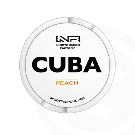 Cuba White Line Nicotine Pouches - 10.4mg - Peach
