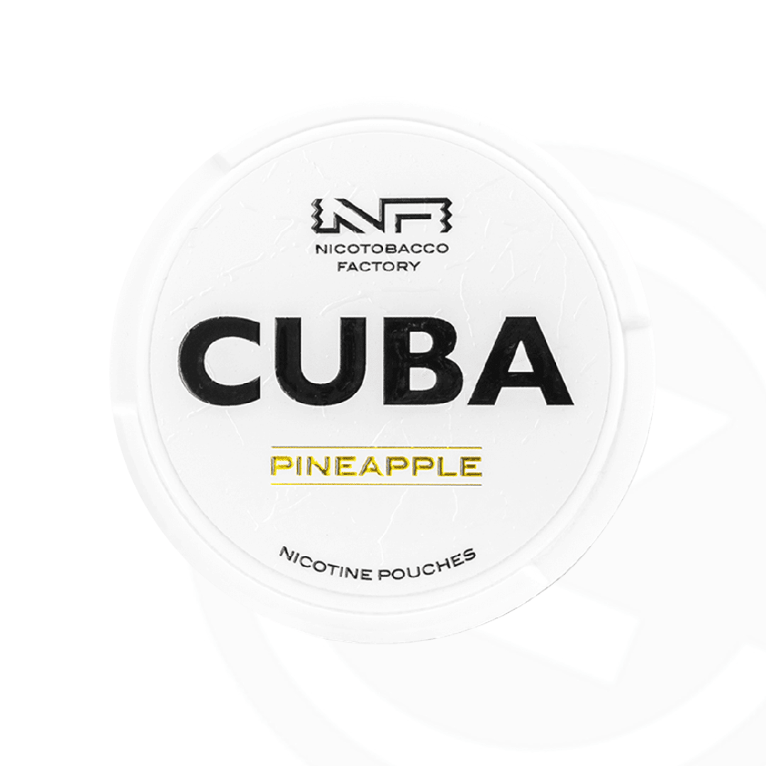 Cuba White Line Nicotine Pouches - 10.4mg - Pineapple
