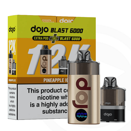 Dojo Blast 6000 Prefilled Kit - 10mg (12k Bundle) - Pineapple Ice