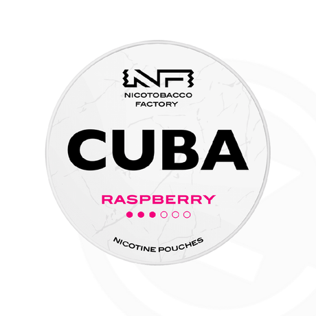 Cuba White Line Nicotine Pouches - 10.4mg - Raspberry