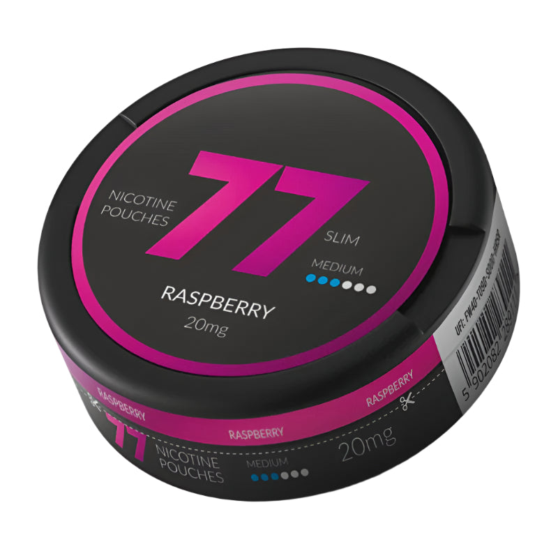 Nicotine Pouches Raspberry By 77 - 20mg