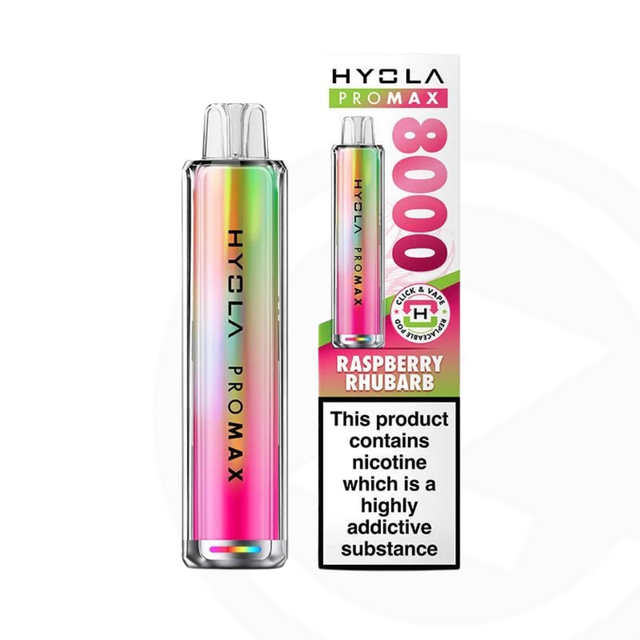 Hyola Pro Max 8000 Kit - Raspberry Rhubarb - 20mg
