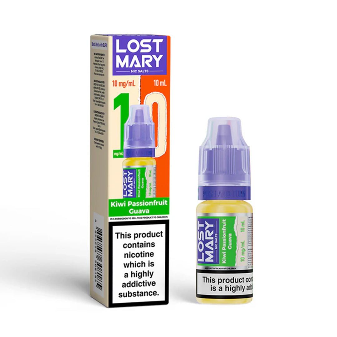 Lost Mary Nic Salt Kiwi Passionfruit Guava - 10ml