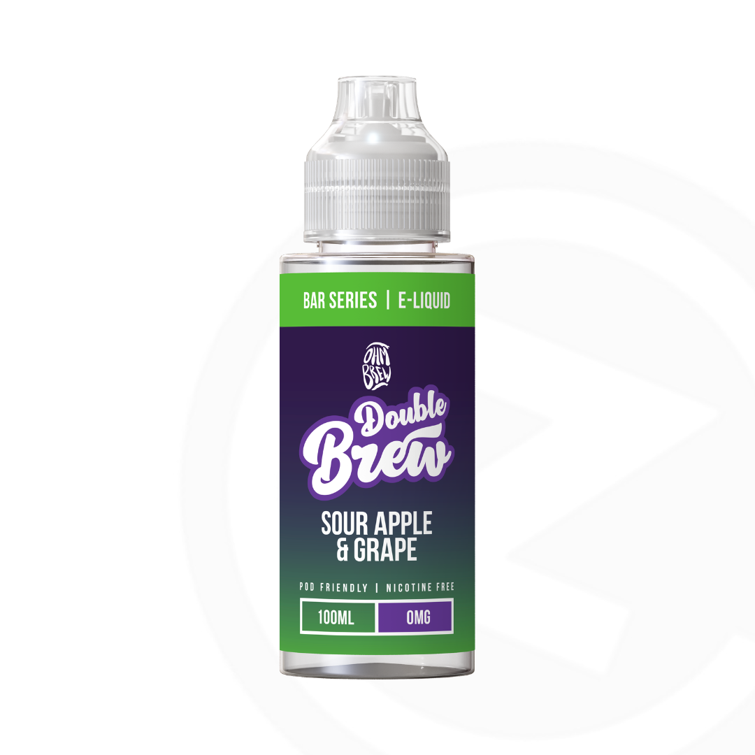 Double Brew Bar Series XL Sour Apple Grape - 100ml