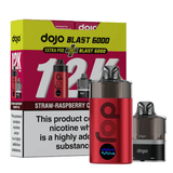 Dojo Blast 6000 Prefilled Kit - 10mg (12k Bundle) - Strawberry Raspberry Cherry Ice