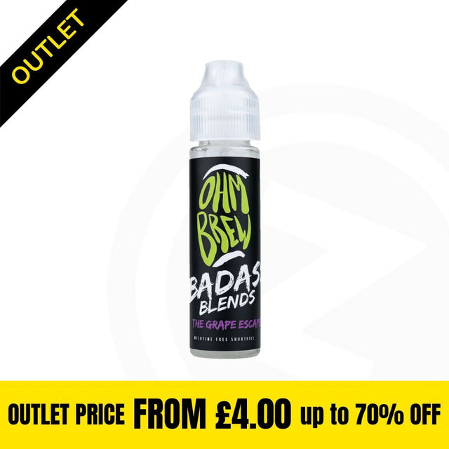 Badass Blends - The Grape Escape - 50ml Shortfill Clearance Stock