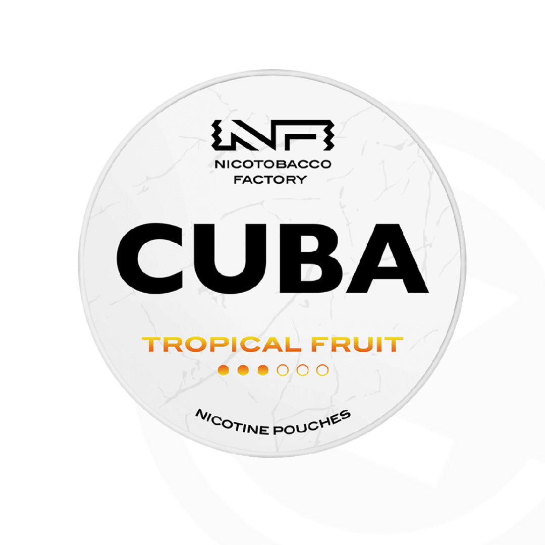 Cuba White Line Nicotine Pouches - 10.4mg - Tropical Fruit