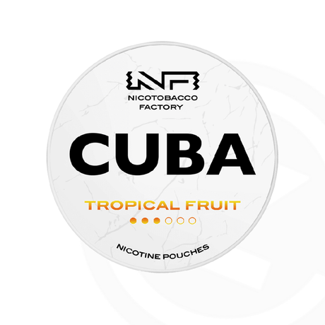 Cuba White Line Nicotine Pouches - 10.4mg - Tropical Fruit
