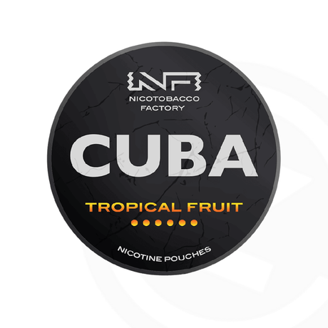 Cuba Black Line Nicotine Pouches - 43mg - Tropical Fruit