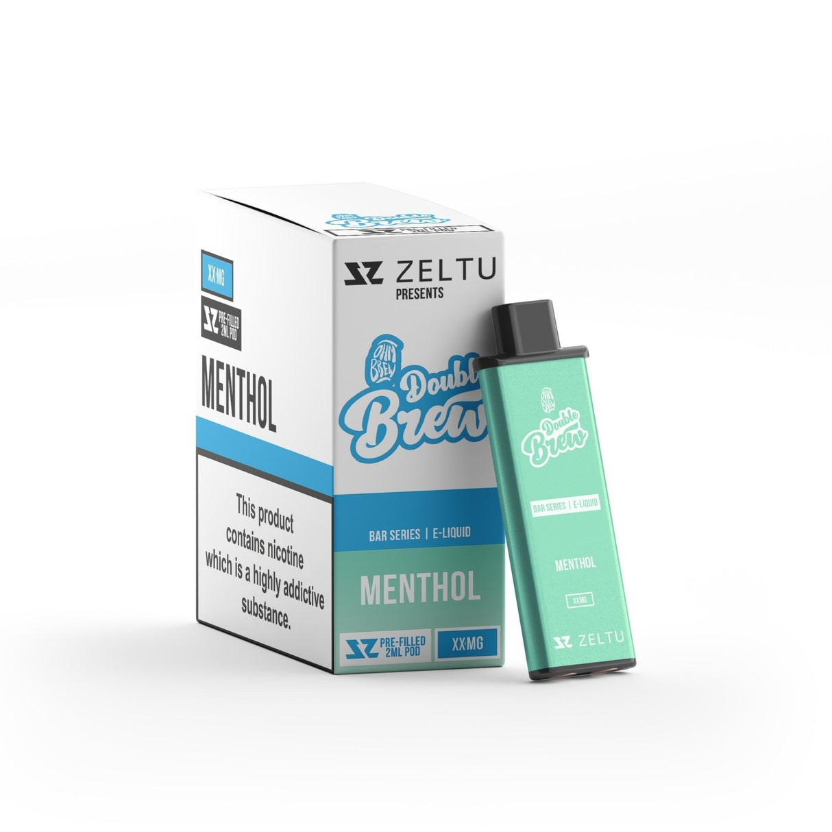 Zeltu Double Brew Menthol Vape Pods | Cool & Refreshing Nicotine Salt Ziggicig Zeltu Double Brew Menthol Vape Pods | Cool & Refreshing Nicotine Salt Ziggicig