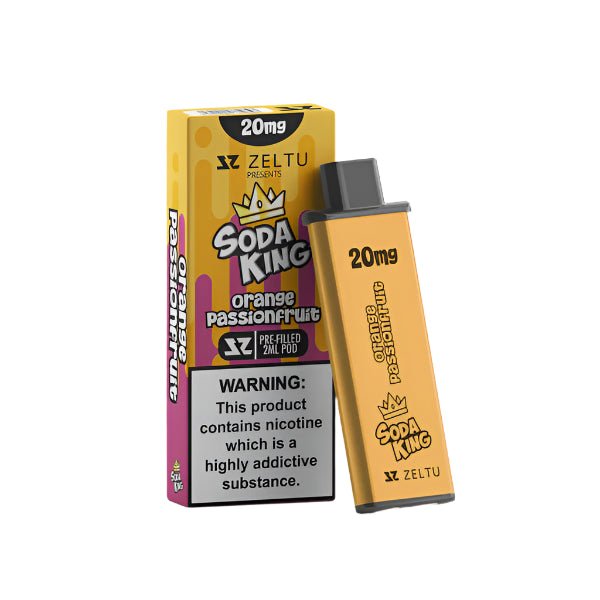 Zeltu Soda King Orange Passionfruit - 2ml