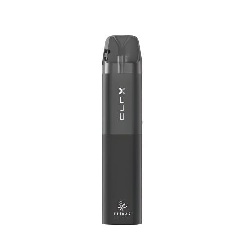 Black Elf Bar ELFX Vape Kit Refillable Pod System With Long-Lasting Battery Ziggicig Black Elf Bar ELFX Vape Kit Refillable Pod System With Long-Lasting Battery Ziggicig