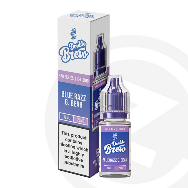 Double Brew Bar Series Blue Razz G. Bear - 10ml