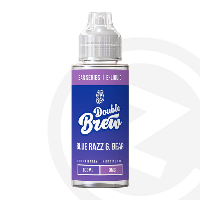 Double Brew Bar Series XL Blue Razz G. Bear - 100ml