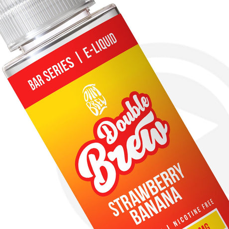 Double Brew Bar Series XL Strawberry Banana - 100ml