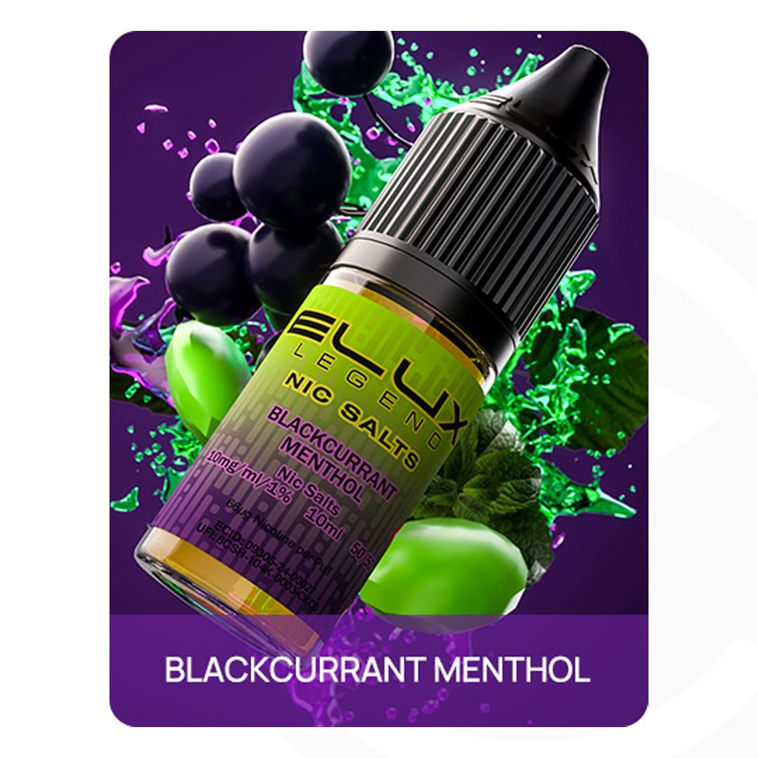 Elux Legend Nic Salt Blackcurrant Menthol - 10ml