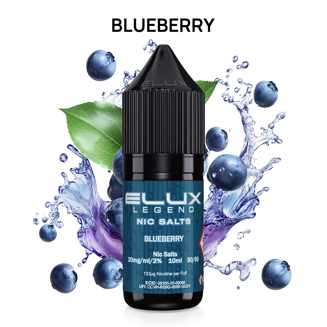 Elux Legend Nic Salt Blueberry - 10ml