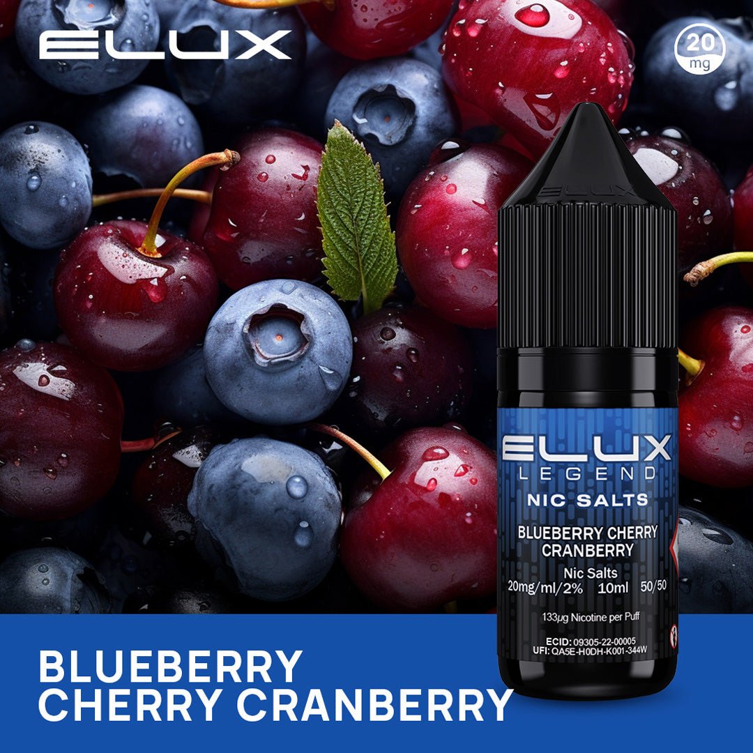 Elux Legend Nic Salt Blueberry Cherry Cranberry - 10ml