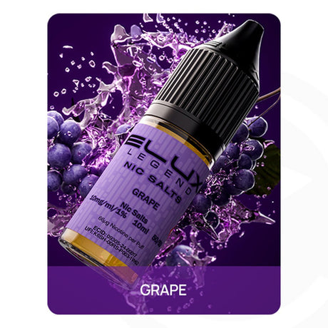 Elux Legend Nic Salt Grape - 10ml