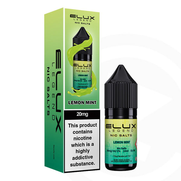 Elux Legend Nic Salt Lemon Mint - 10ml Ziggicig Elux Legend Nic Salt Lemon Mint - 10ml Ziggicig