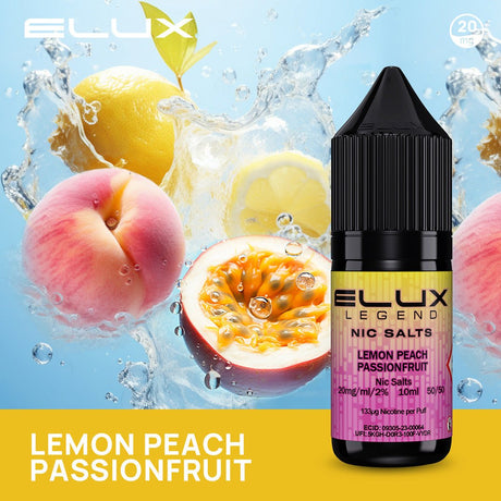Elux Legend Nic Salt Lemon Peach Passionfruit - 10ml