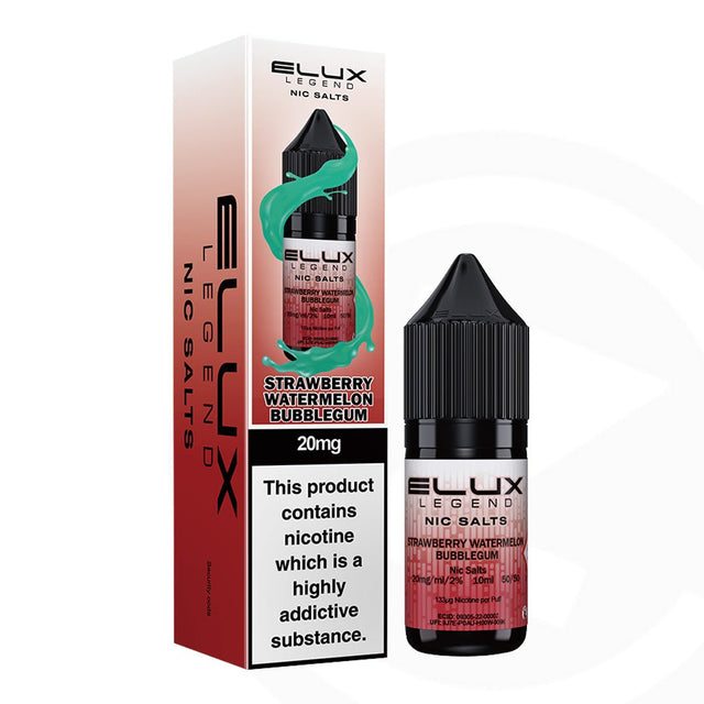 Elux Legend Nic Salt Strawberry Watermelon Bubblegum - 10ml