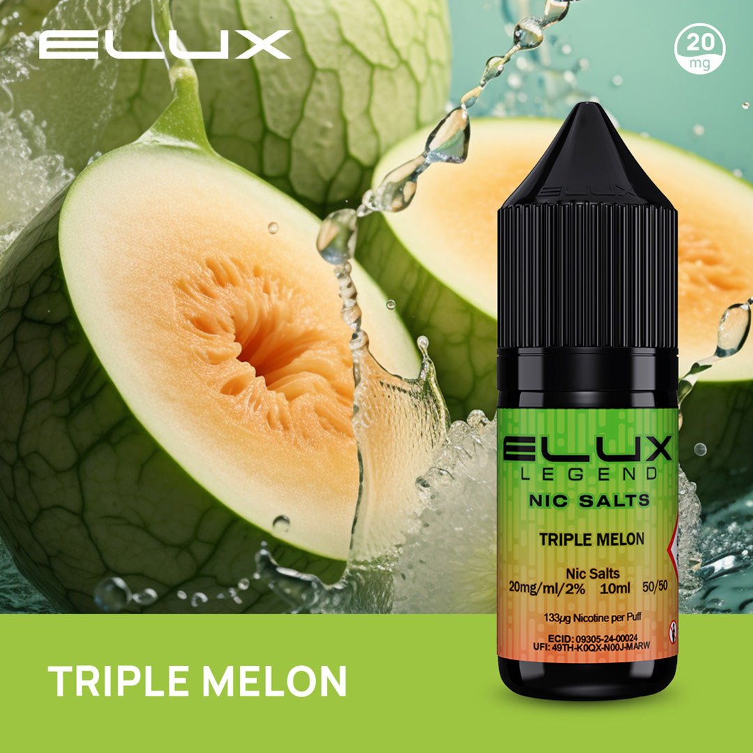 Elux Legend Nic Salt Triple Melon - 10ml