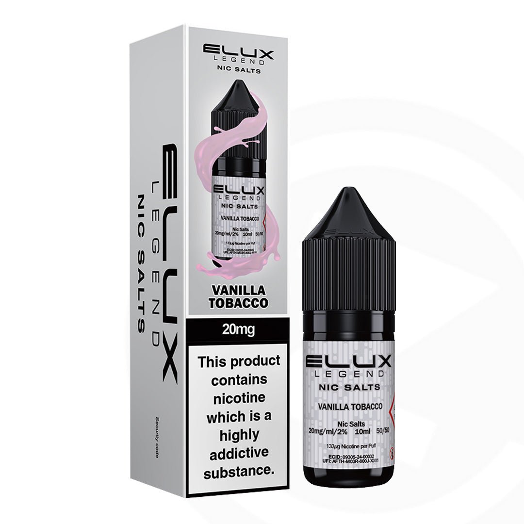 Elux Legend Nic Salt Vanilla Tobacco - 10ml