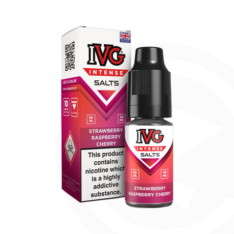 IVG Intense Nic Salt - Strawberry Raspberry Cherry 10ml