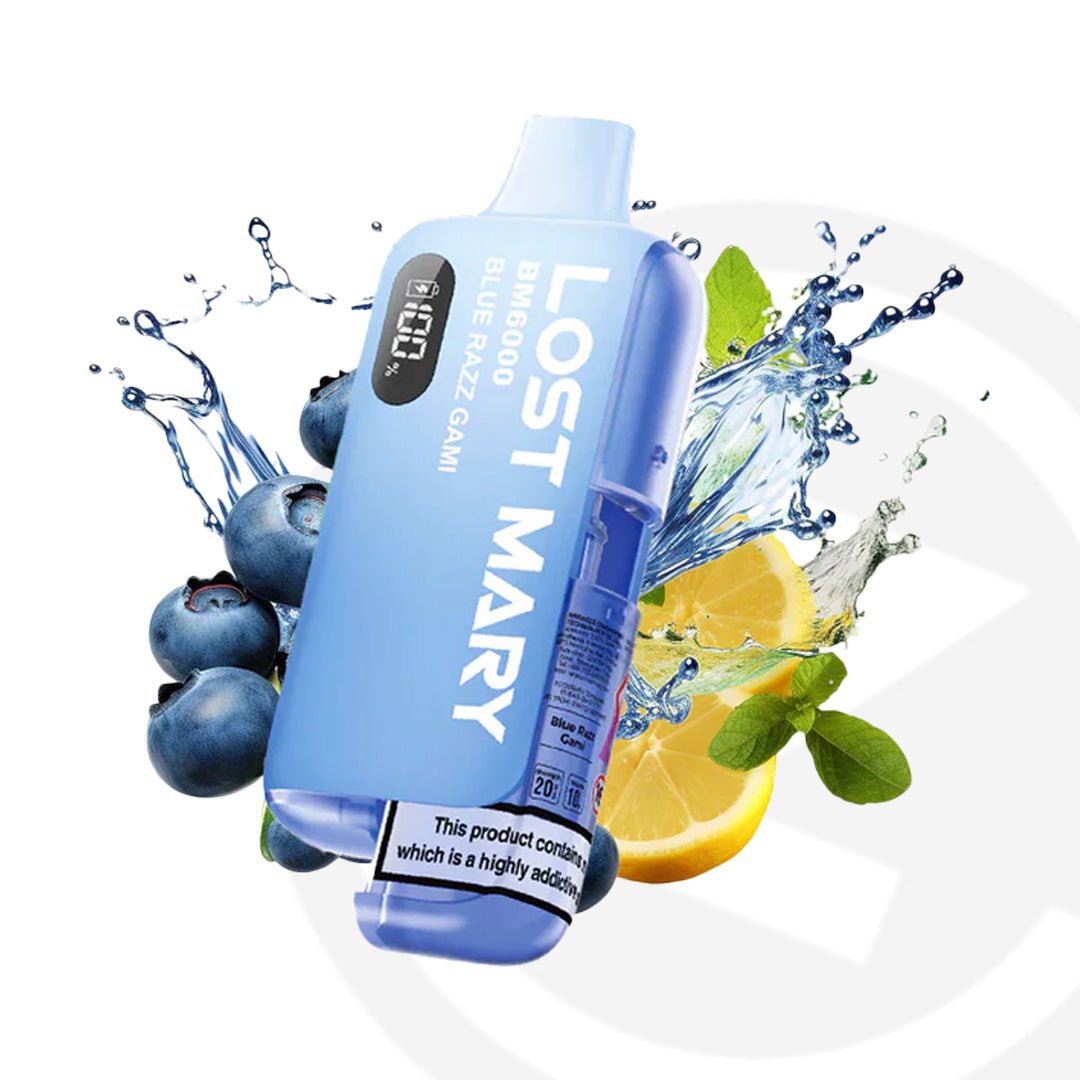 Lost Mary BM6000 Refillable Pod Kit - Blue Razz Gami
