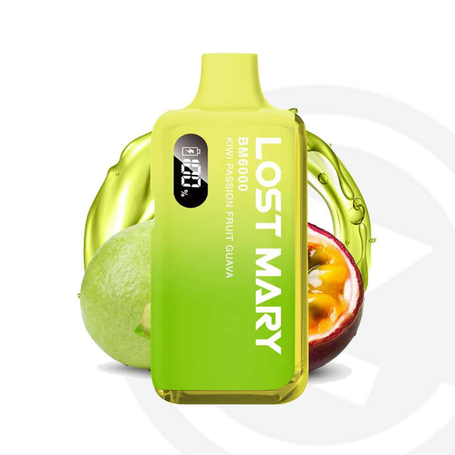 Lost Mary BM6000 Refillable Pod Kit - Kiwi Passion Fruit Guava