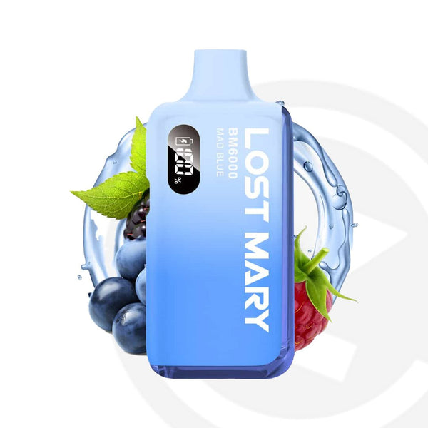 lost mary mad blue flavor Mad Blue Lost Mary OS5000 Disposable Vape