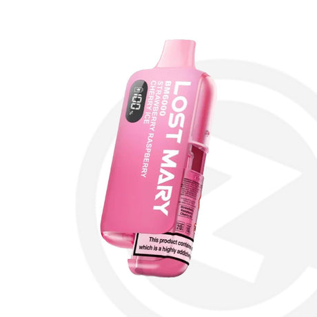 Lost Mary BM6000 Refillable Pod Kit - Strawberry Raspberry Cherry Ice