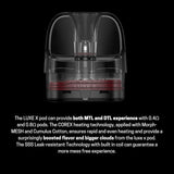 Vaporesso Luxe X Corex 2.0 Mesh Replacement Pods - 2ml