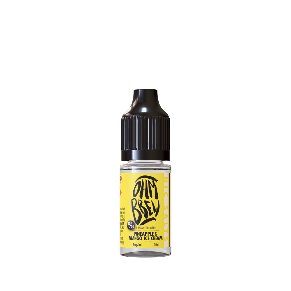 Ohm Brew Balanced 10ml - Pineapple & Mango Ice Cream