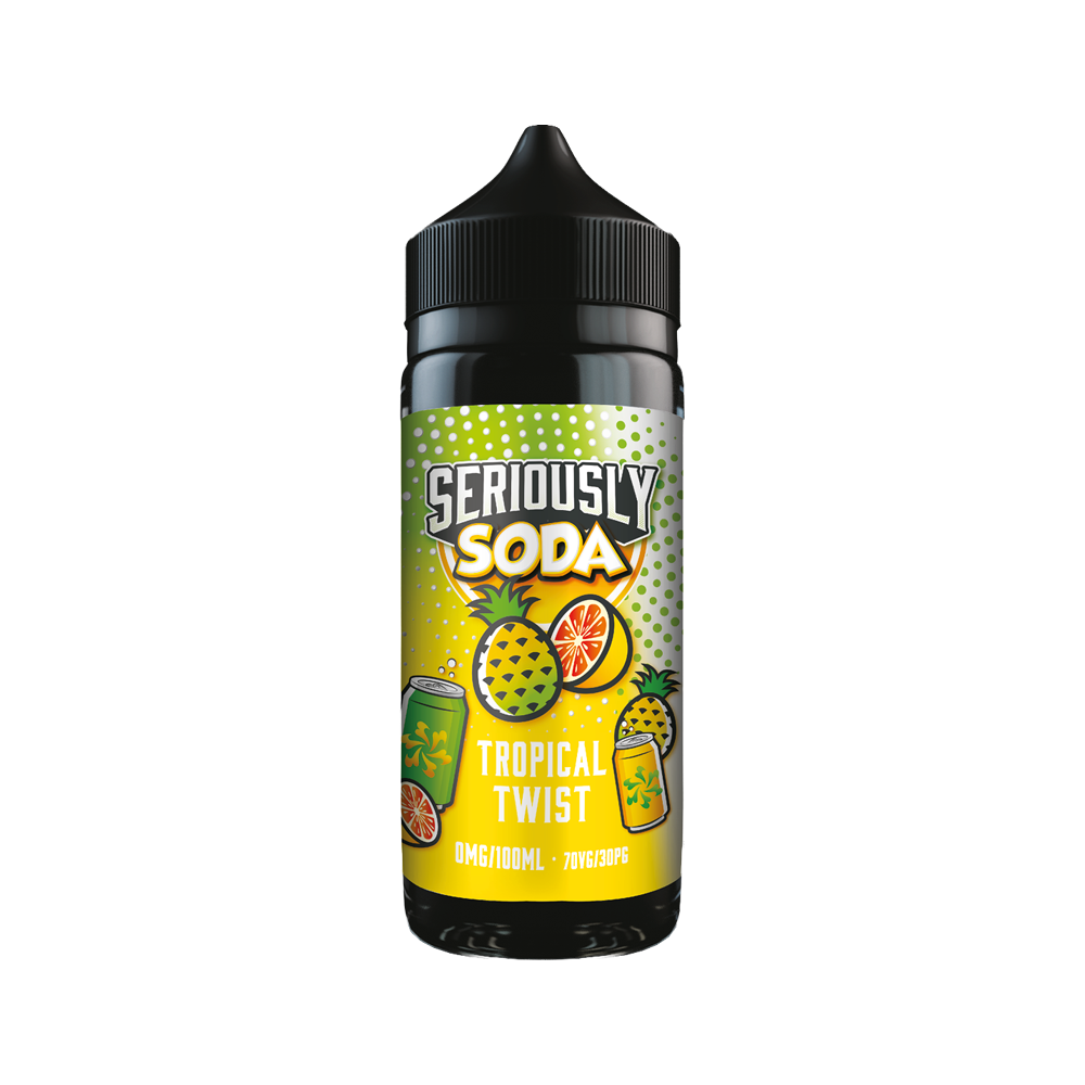 Doozy Seriously Soda Tropical Twist 100ml - 0mg