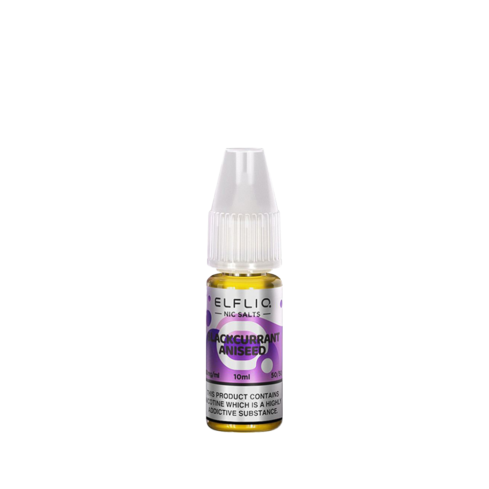 Elfliq Blackcurrant Aniseed Nic Salt - 10ml