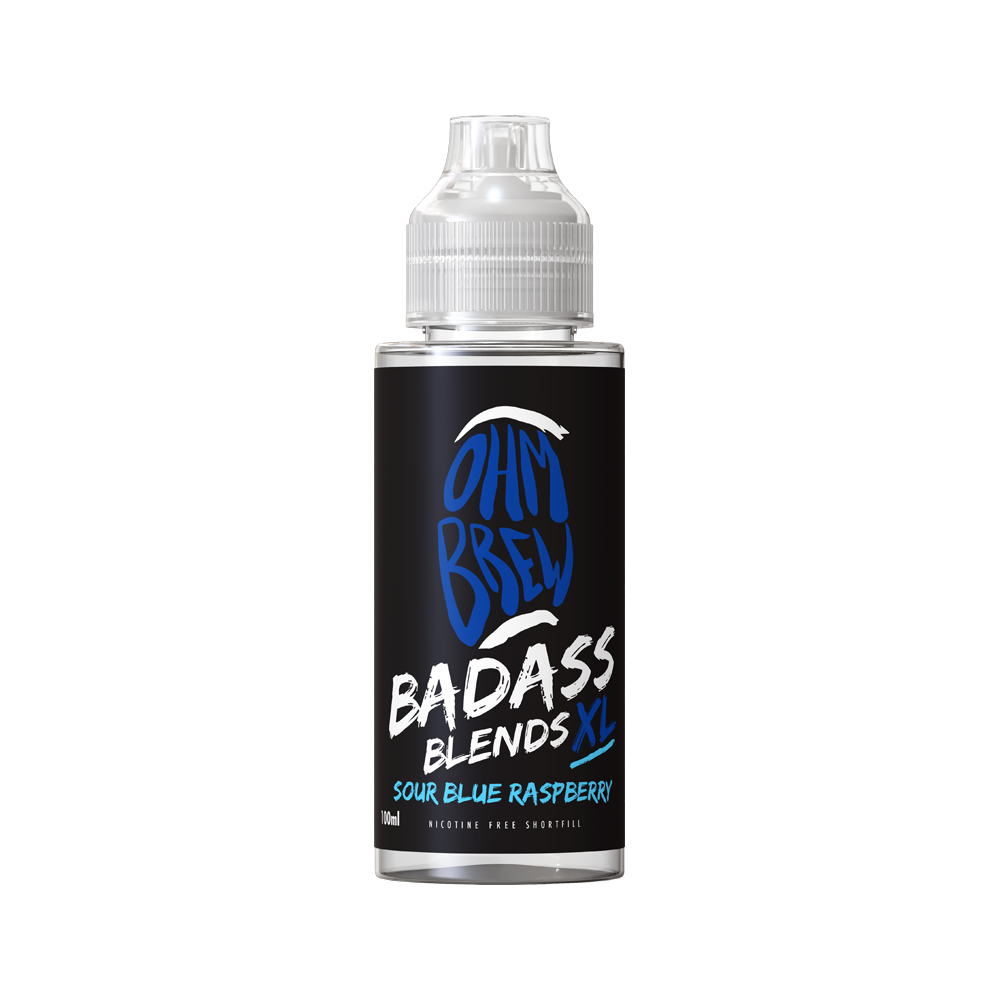 Badass Blends XL Sour Blue Raspberry 100ml - 0mg